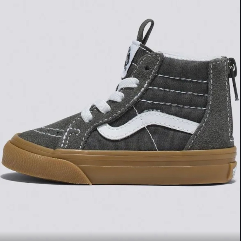 NWOT VANS Toddler Sk8-Hi with Heel Zipper